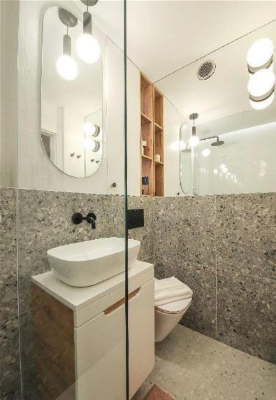 Designer Studio With Bedroom Near Old Town Dubois วอร์ซอ ภายนอก รูปภาพ